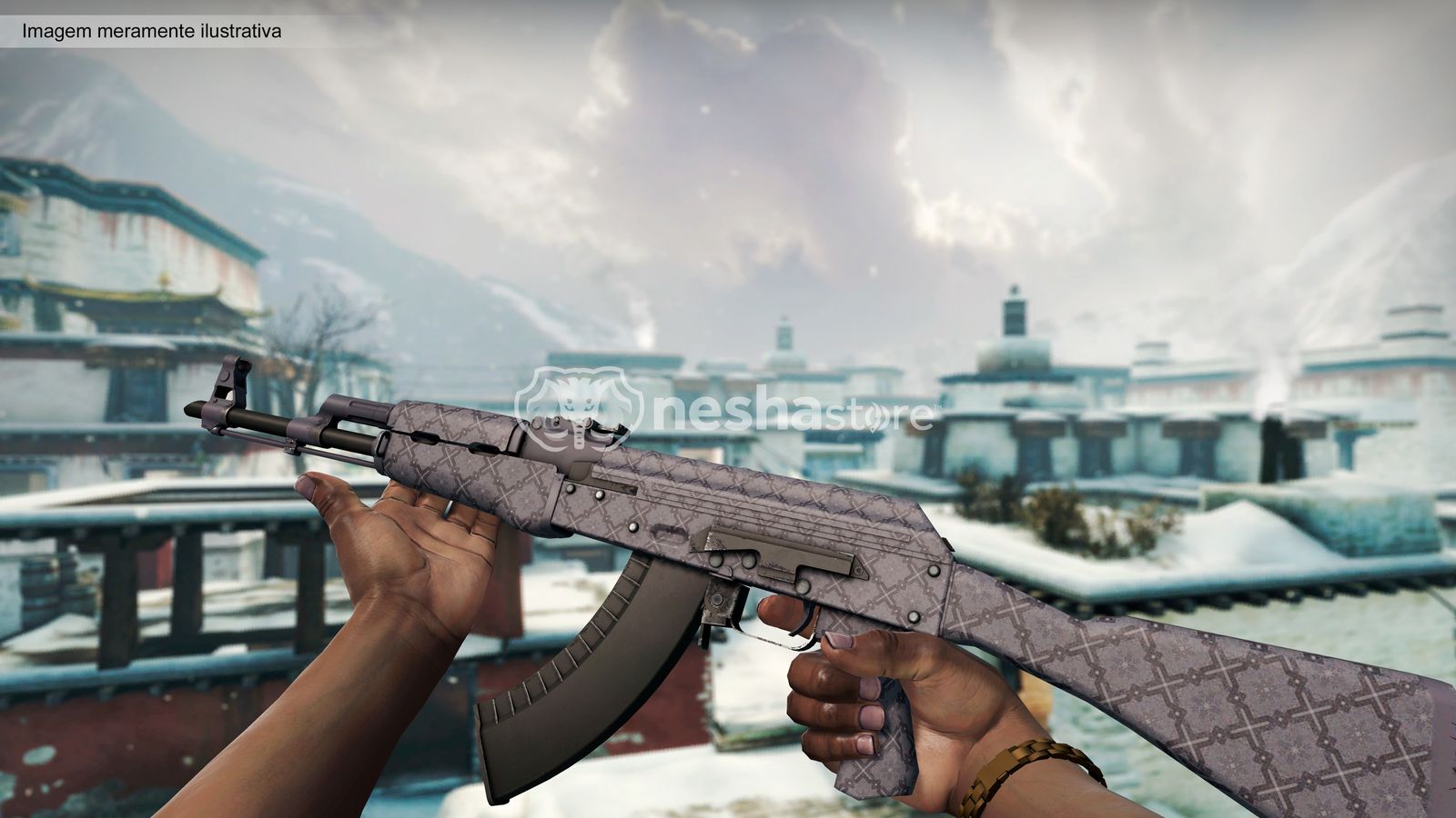AK-47 | Barroco Roxo (Pouco Usada)