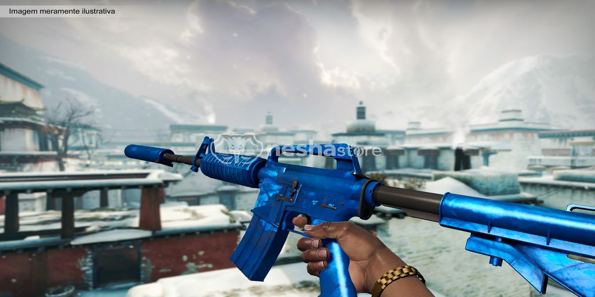 M4A1-S | Fósforo Azul (Nova de Fábrica)