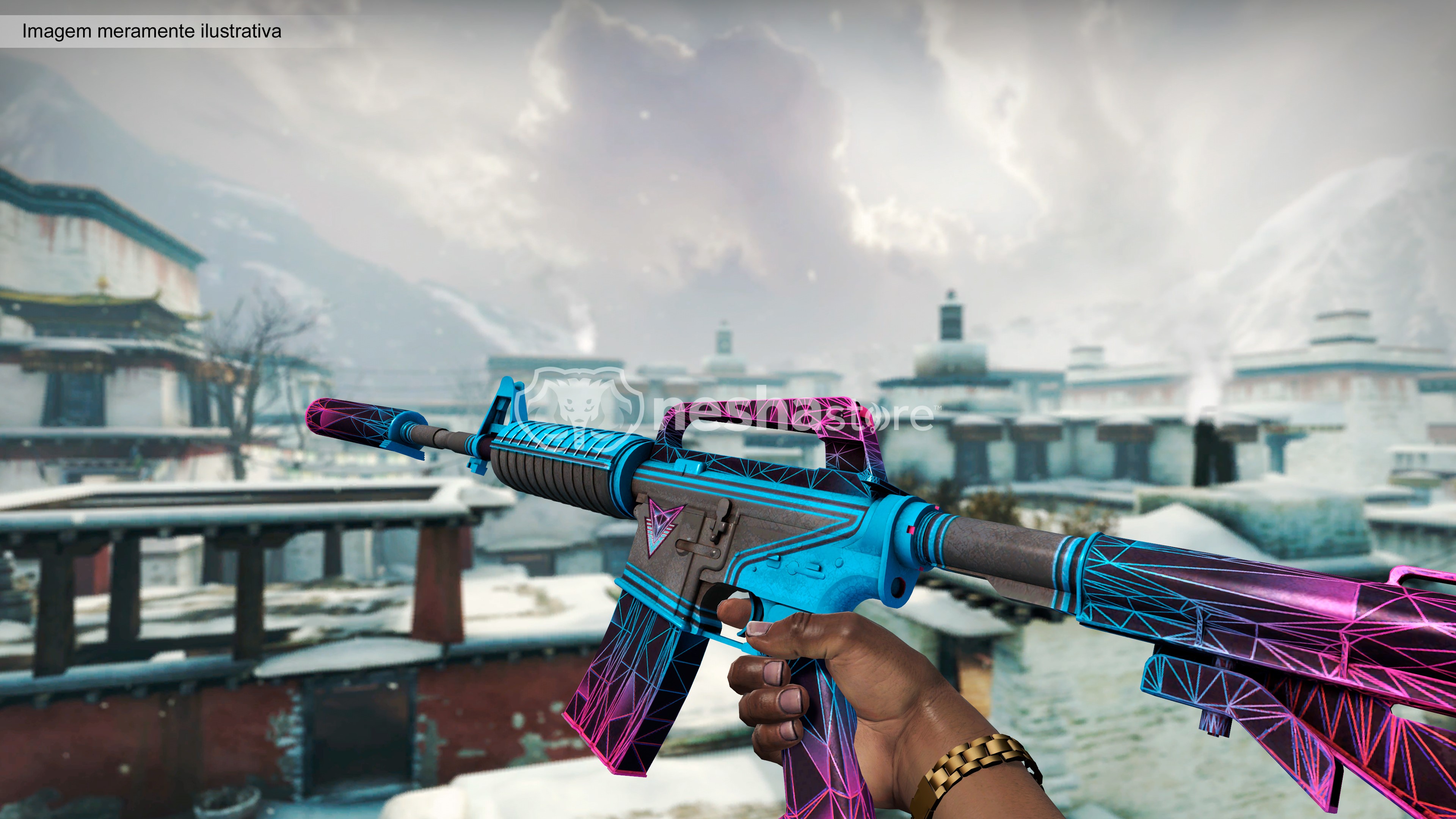 M4A1-S | Dizimadora (Bem Desgastada)